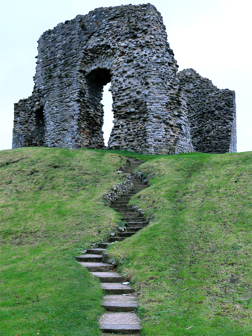 Steps to the north