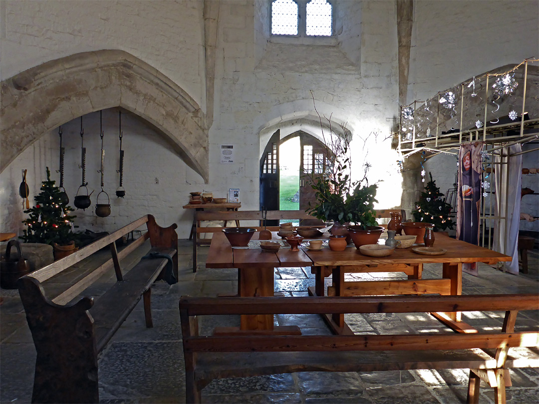 Inside the abbot's kitchen
