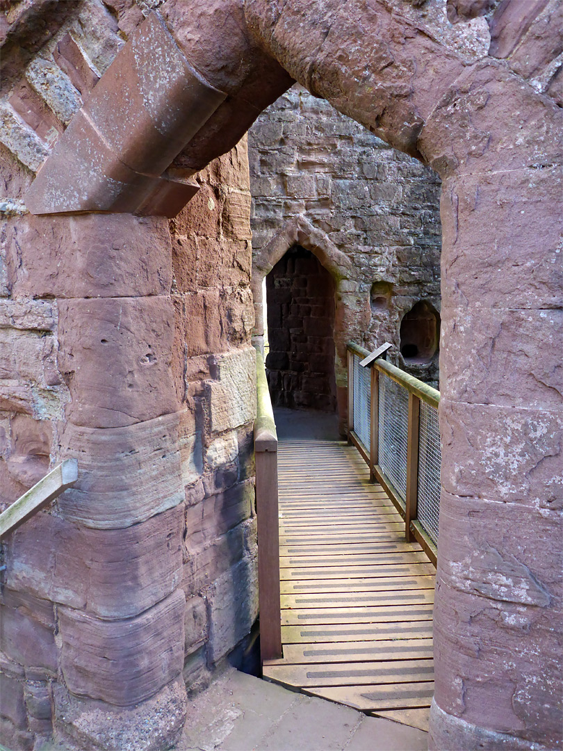 Passage to the southwest tower