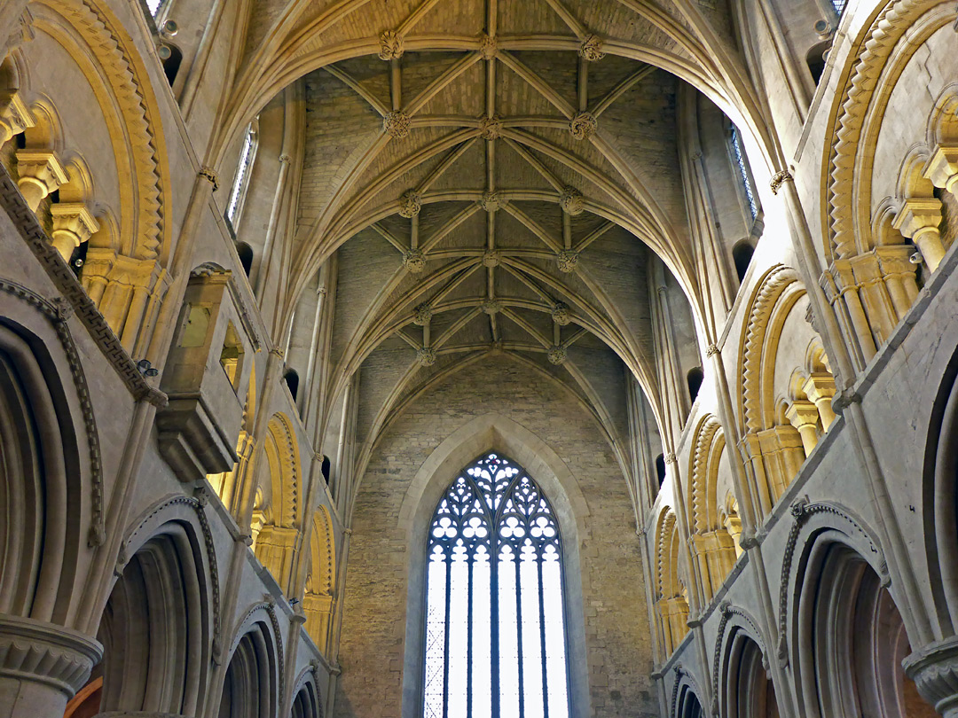 Ceiling and upper walls
