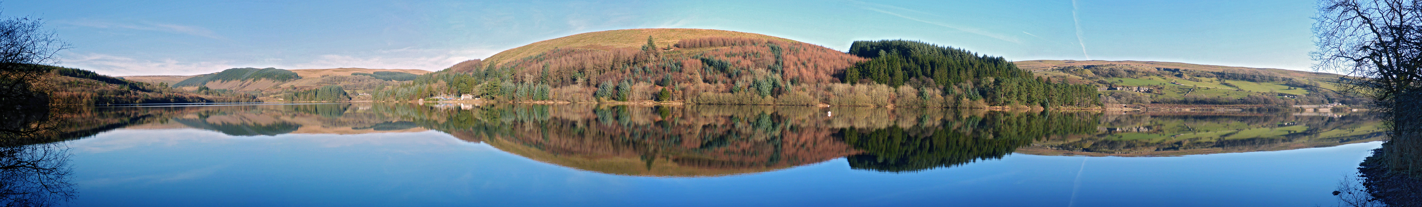 Reflections on Pontsticill Reservoir