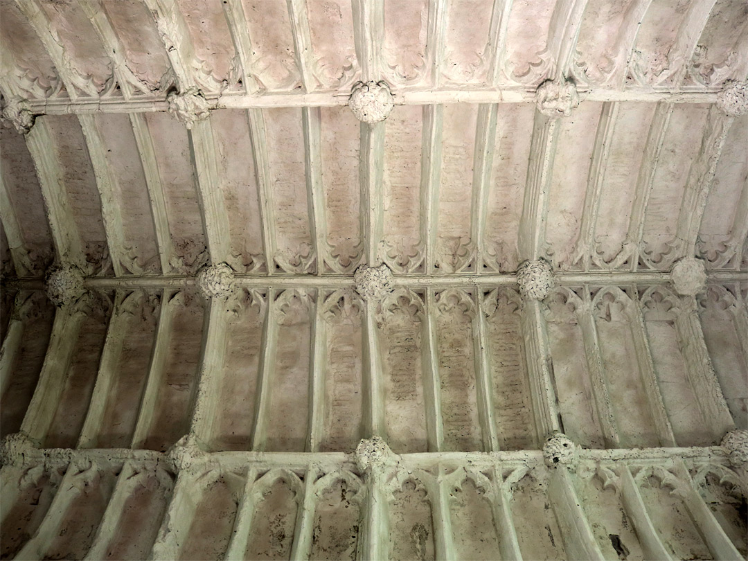 Ribbed ceiling