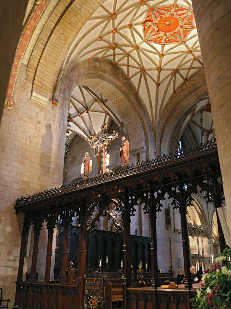 Ceiling of the choir
