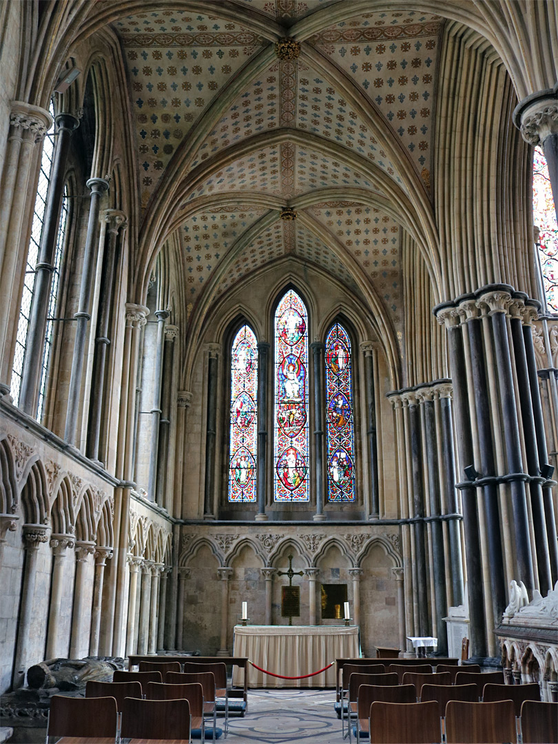 North side of the lady chapel