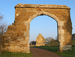 Arch beside the church