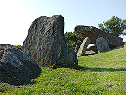 East side of the stones