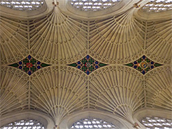 Ceiling above the choir