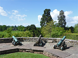 Three cannon