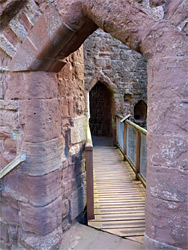 Passage to the southwest tower