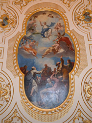 Church ceiling painting