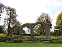 West cloister arches