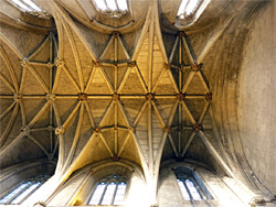 East end of the ceiling