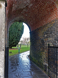 Churchyard entrance
