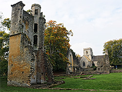 Church and ruins