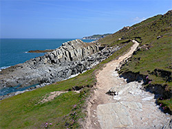 Path east from Morte Point