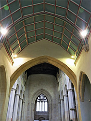 Ceiling of the choir