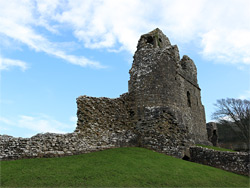 North side of the keep