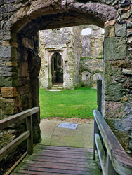 Entrance to the chapel