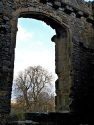Window beside the keep