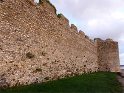 South wall of the fort