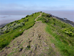 Path along the ridgeline