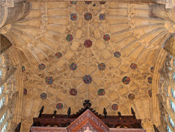 Ceiling of the north transept