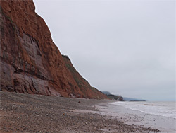 Beach west of Sidmouth