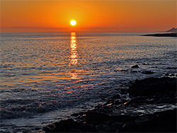 Sunset, Sully Bay