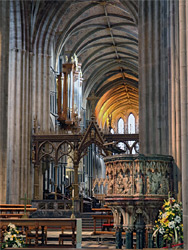 Pulpit and choir