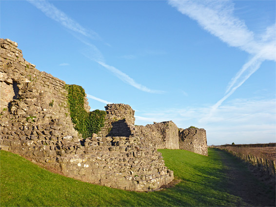 South wall of the town