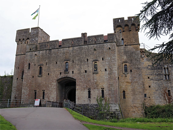 Caldicot Castle entrance