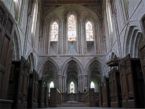 The presbytery, looking through to the ambulatory
