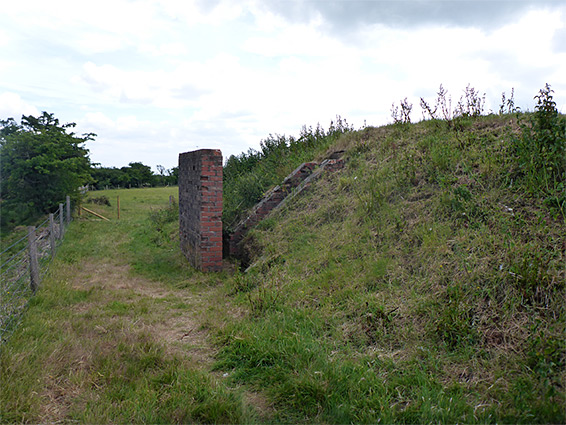 WW2 bunker, along the north edge of the reserve