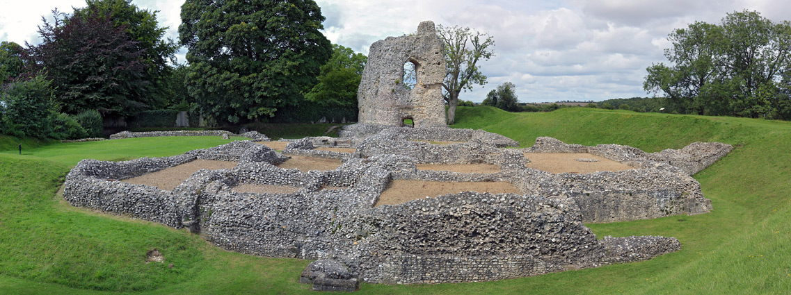 Panorama of Ludgershall Castle