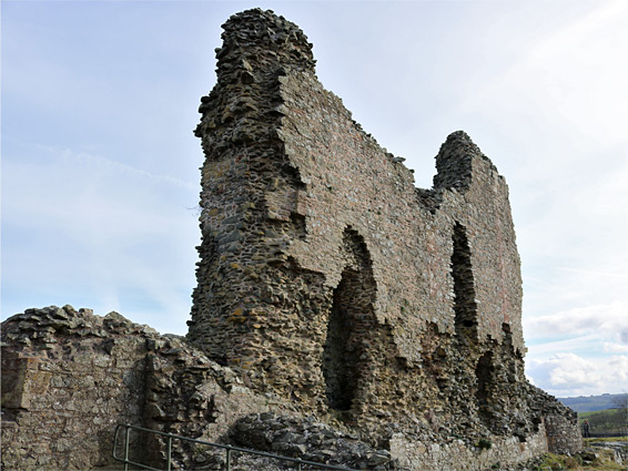 West gatehouse wall