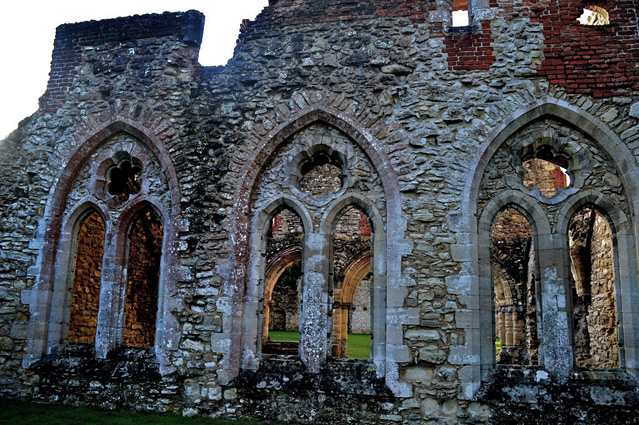Netley Abbey - arches of the north transept