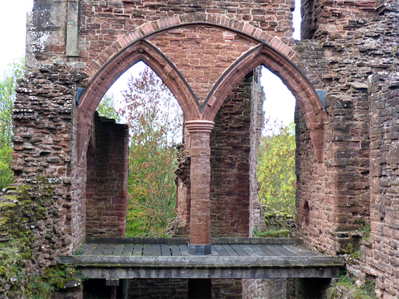 Arches above the north range