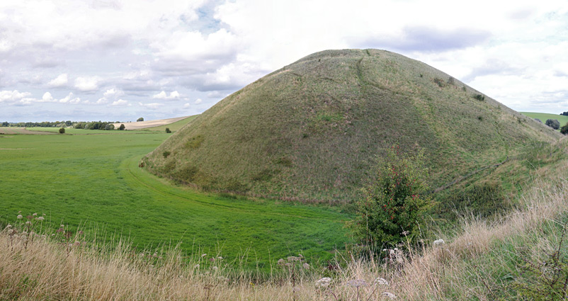 The west side of Silbury Hill