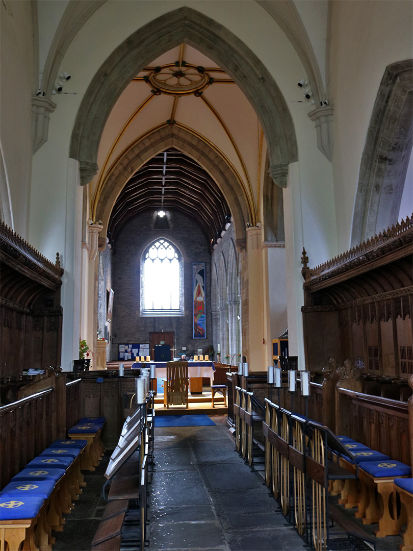 Photographs of St Mary's Priory, Abergavenny, Monmouthshire, Wales Choir