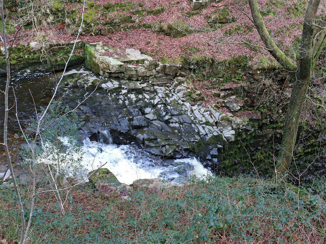 South side of Sgwd Einion Gam