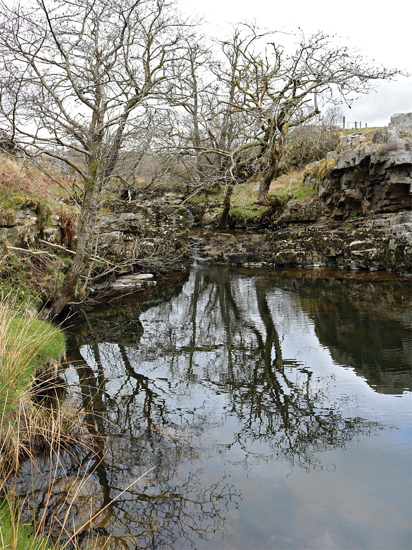 Rocks and water