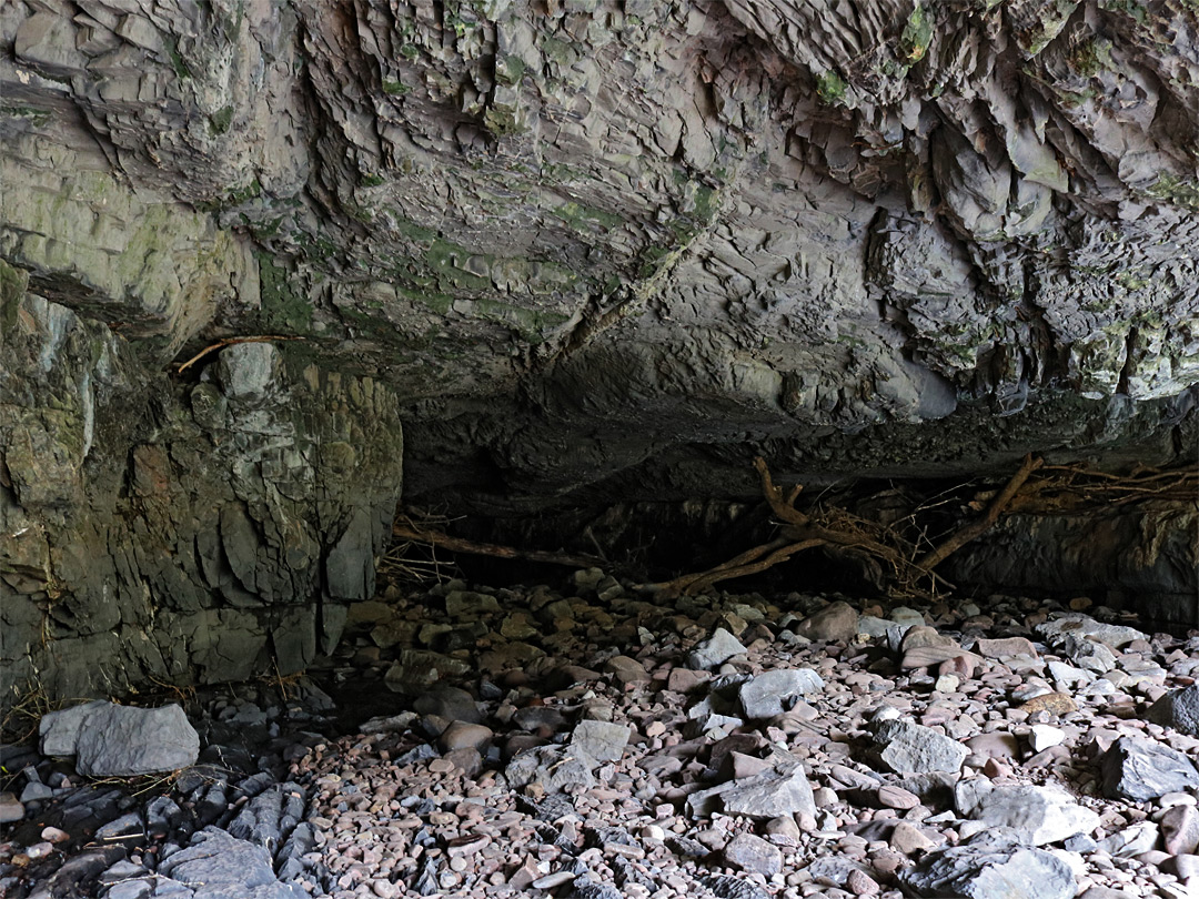 Inside the cave