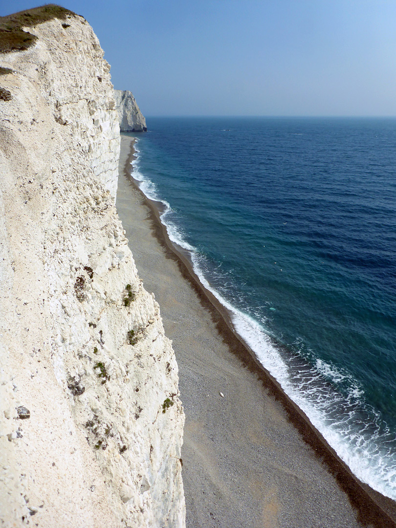Cliff and beach
