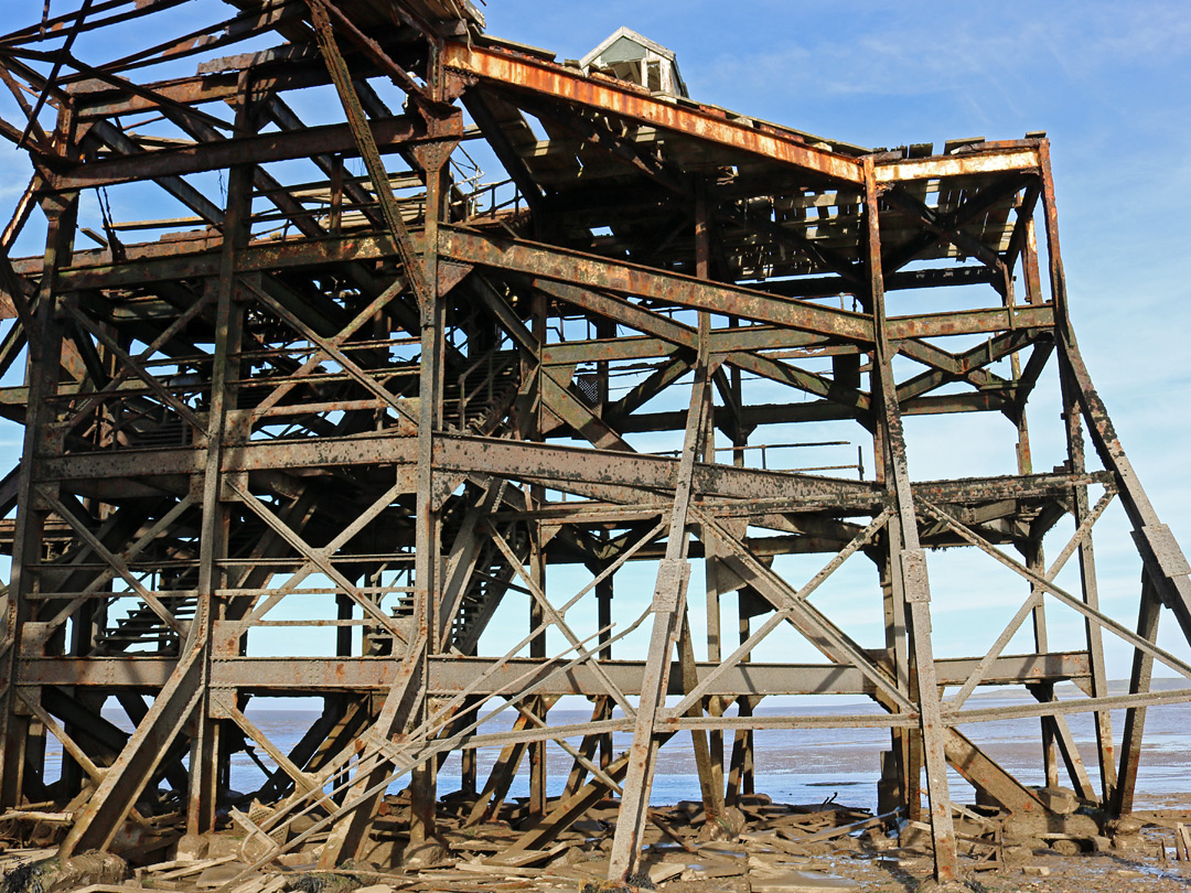 Girders of the north jetty