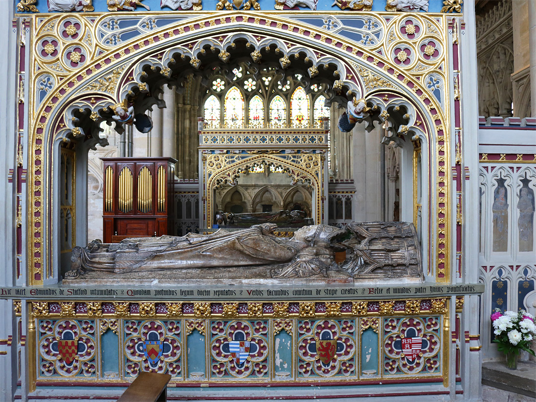 Edmund Stafford tomb - north