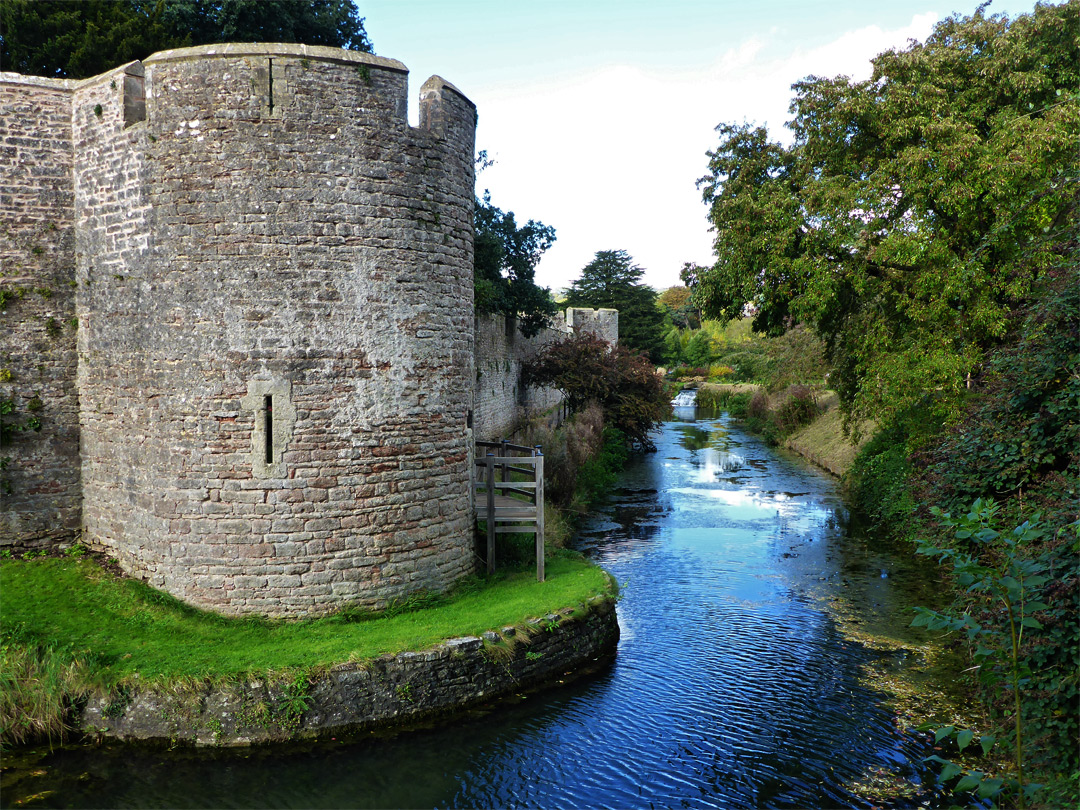 Eastern moat