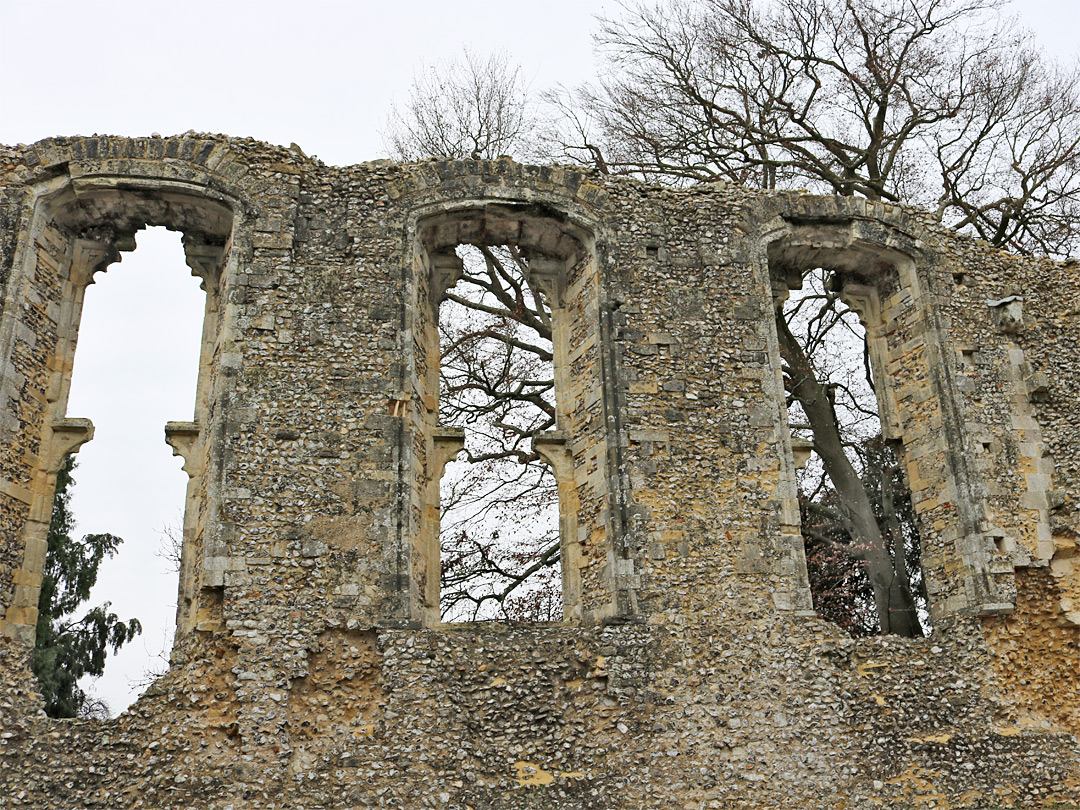 Windows of the hall