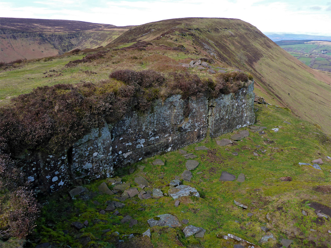 Vertical rock face