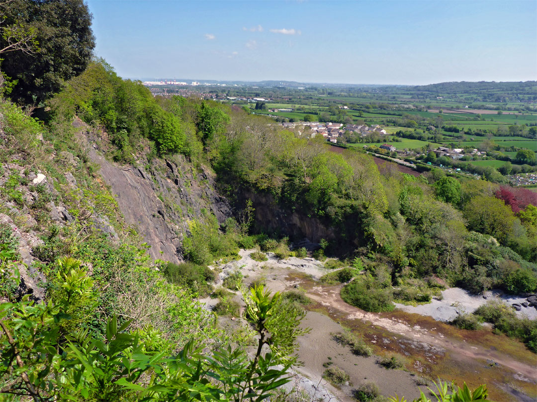 The quarry; view northeast