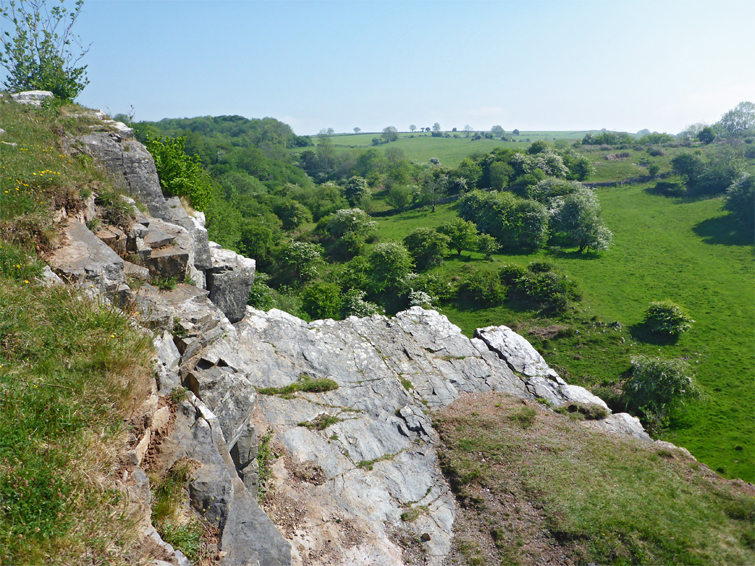 Rim of the quarry